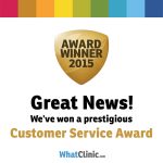 Excellent Customer Service Award 2015